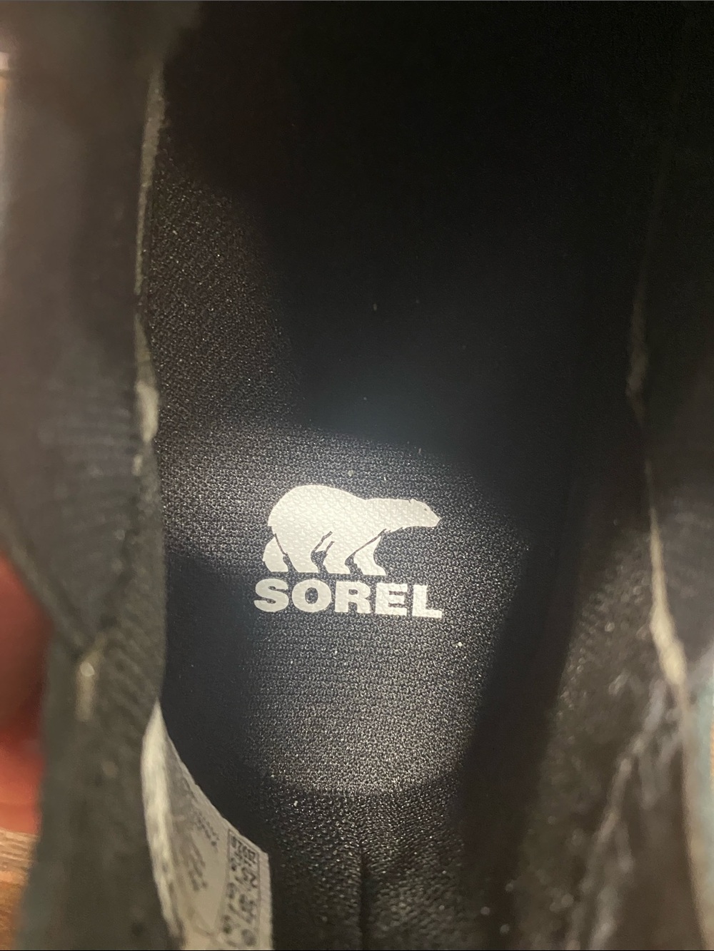 Sorel Black Suede Slip-On Ankle Sneakers with White Sole NWT - Picture 4 of 7